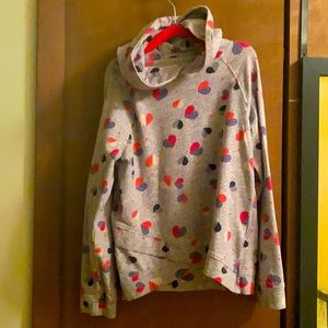 Rumi and Ryder size small heart hoodie.